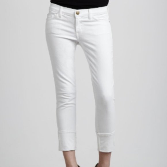 CURRENT/ELLIOTT The Beatnik Cuff‎ Jeans Sugar White - Picture 2 of 2